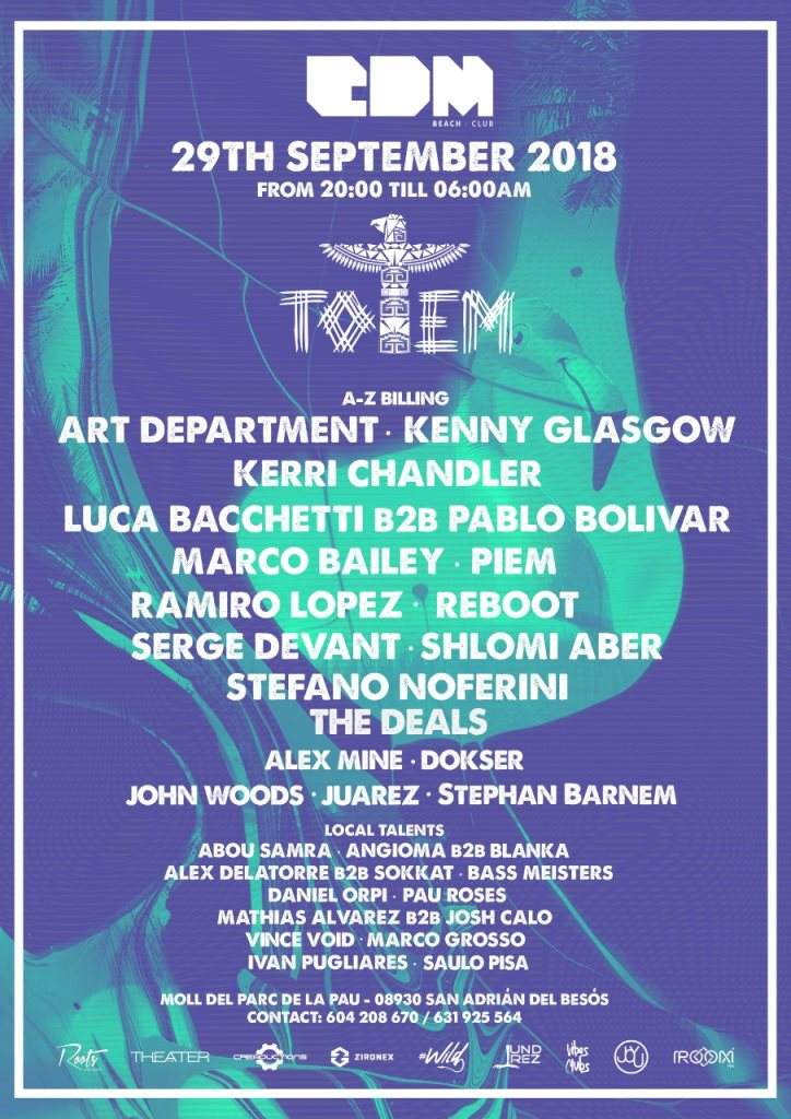 Totem Opening Party - フライヤー表