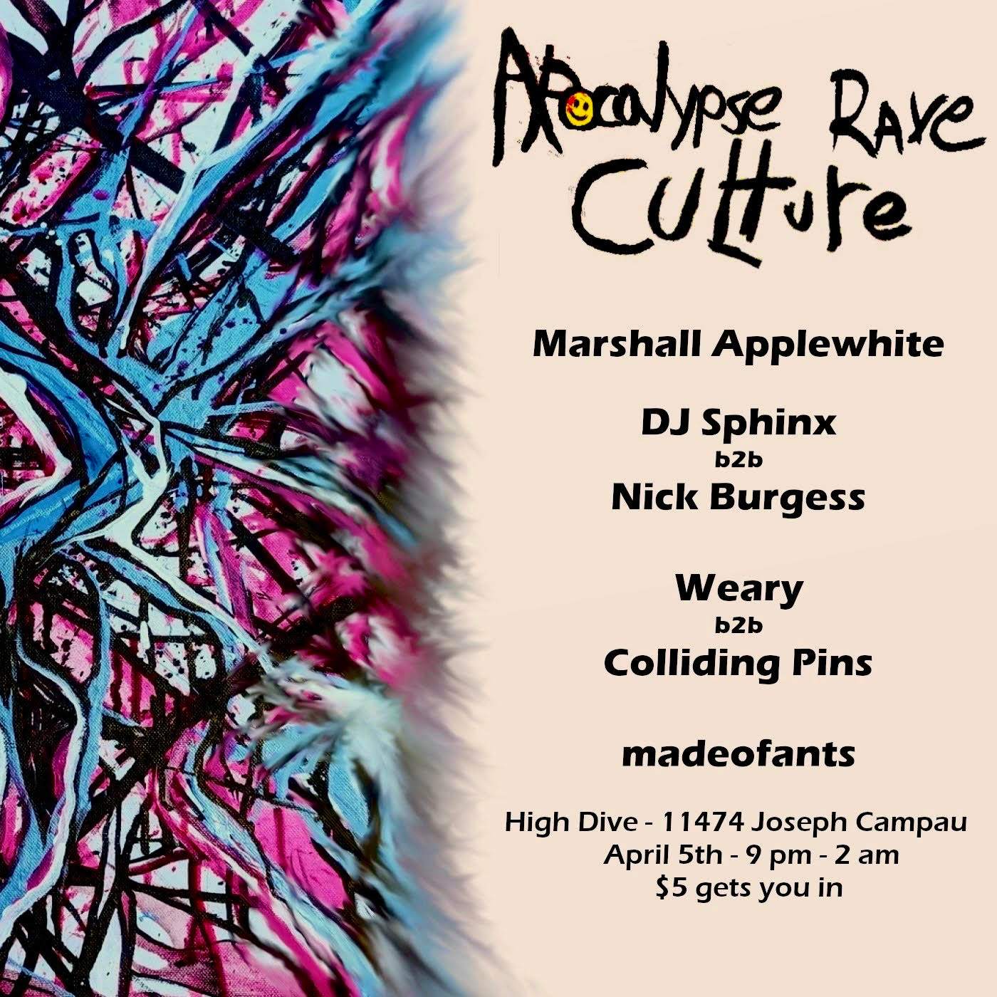 Apocalypse Rave Culture - Página frontal