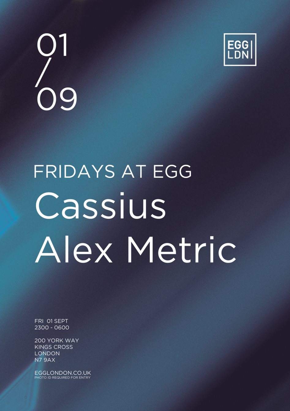 Fridays at EGG: Cassius, Alex Metric, More TBA - Página frontal