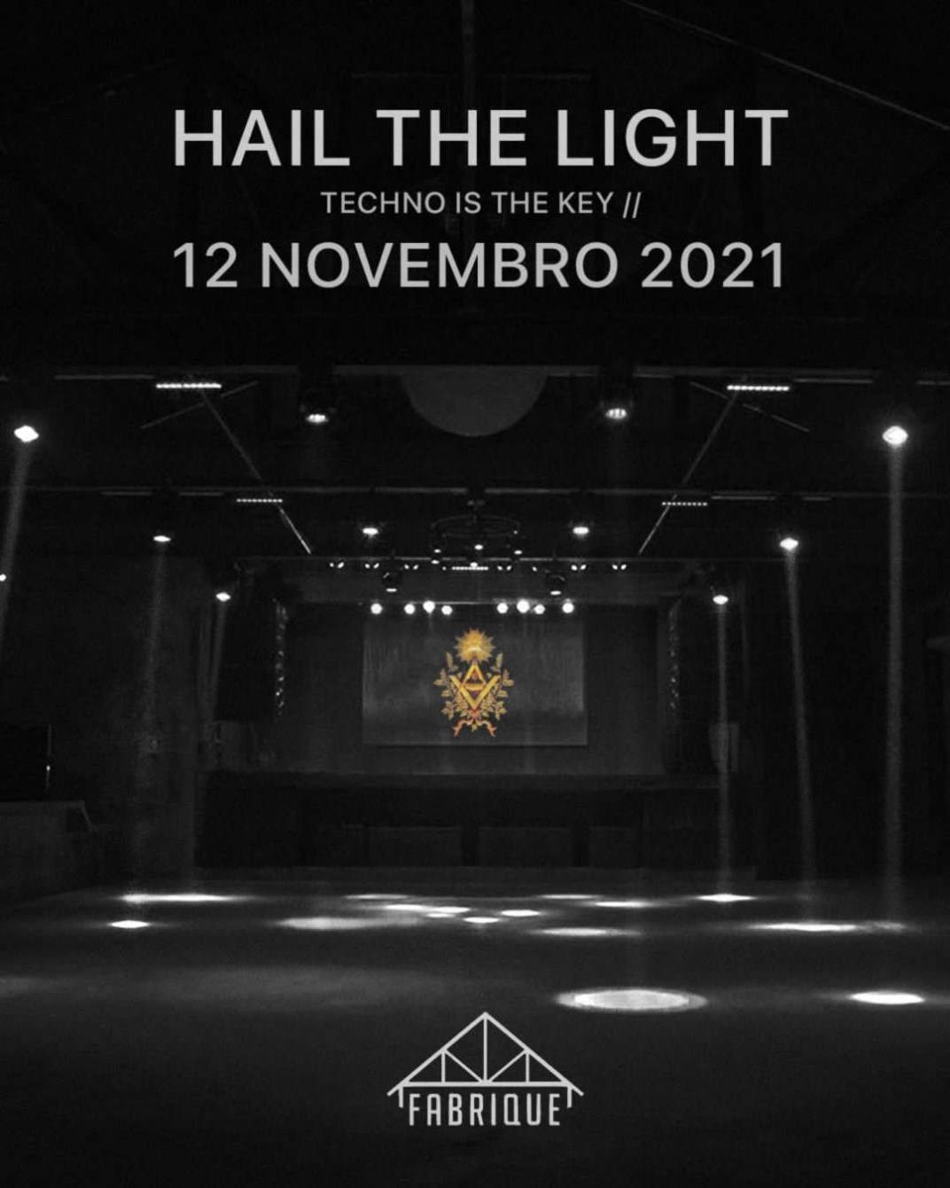 Hail the Light - Techno is the key - Página frontal
