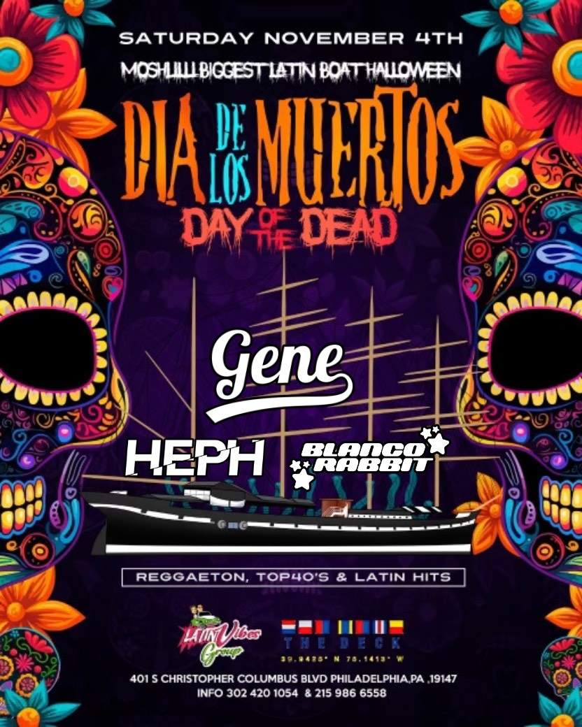 DAY OF THE DEAD with BLANCO RABBIT, HEPH, and Gene - Página frontal