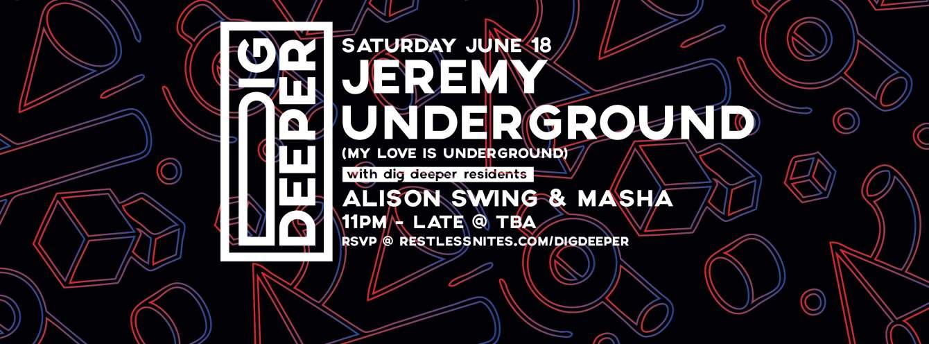 Dig Deeper with Jeremy Underground - Página frontal