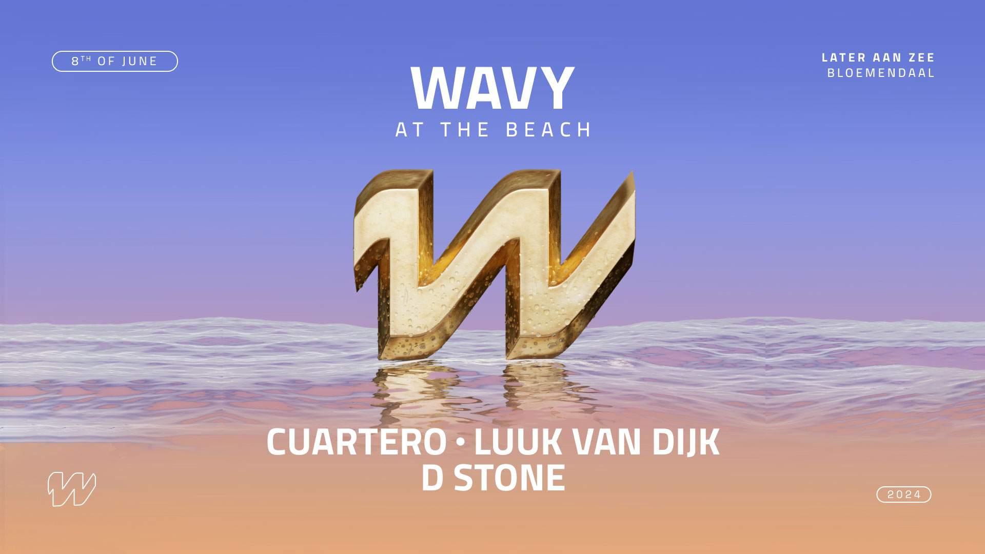 Wavy At The Beach - 8th of June - フライヤー表