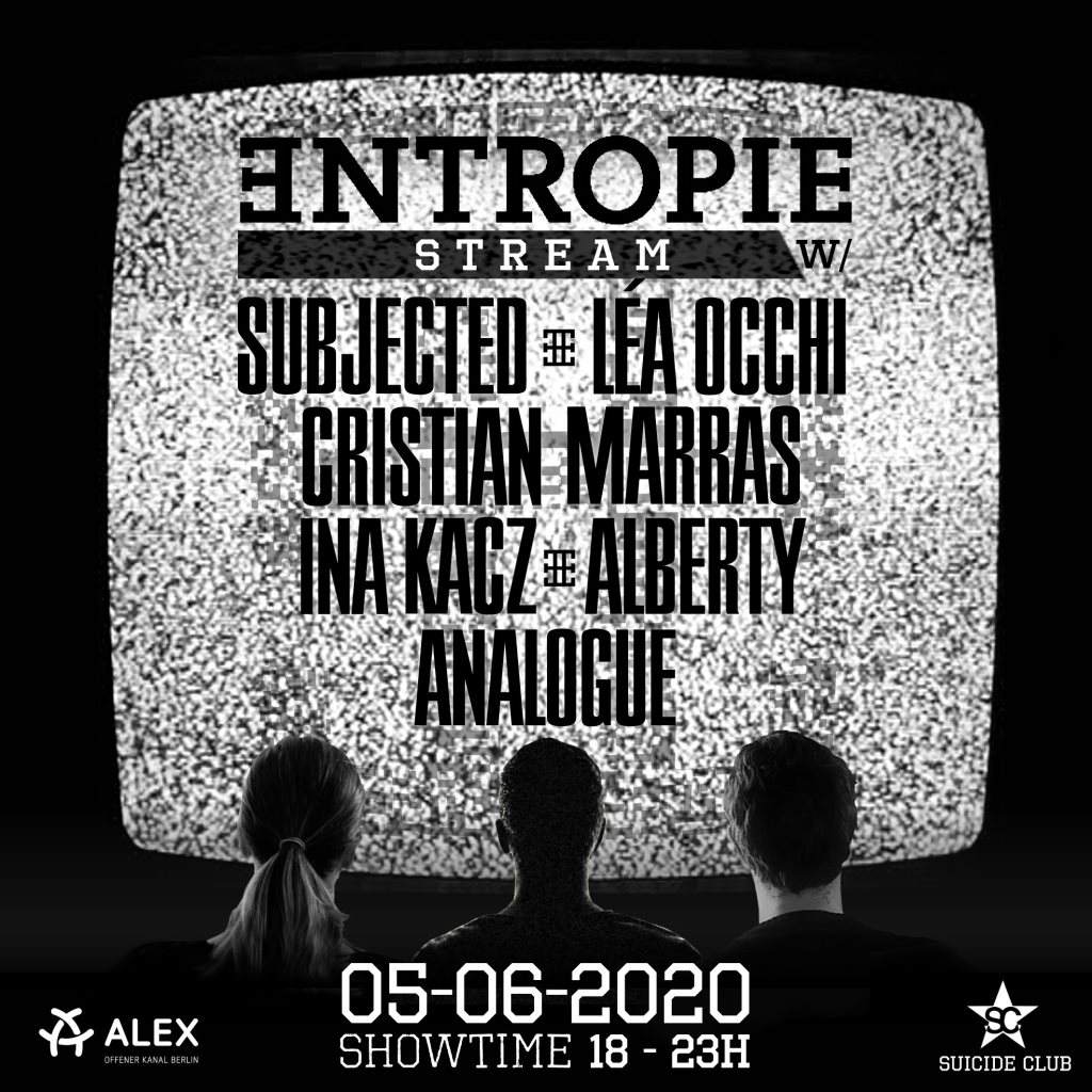 Entropie Stream with Subjected, Léa Occhi, Cristian Marras uvm. - Página frontal