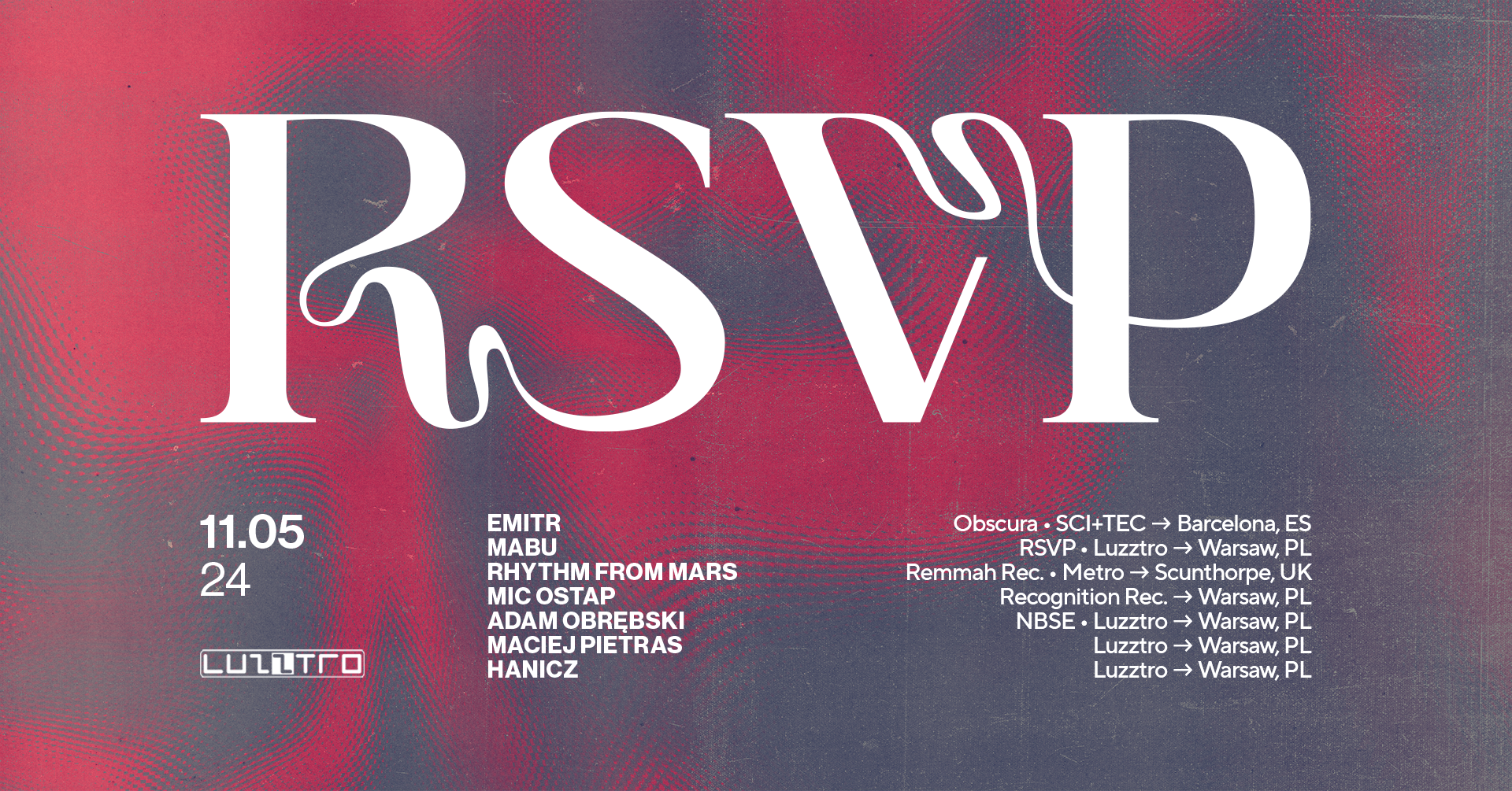 RSVP presents: EMITR - Página frontal