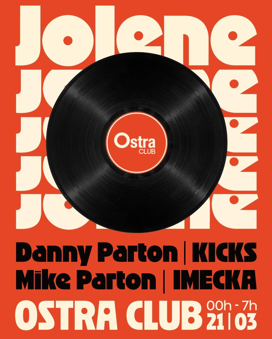 MELTING SOUND invite DANNY PARTON, MIKE PARTON, KICKS at L'Ostra Club, East