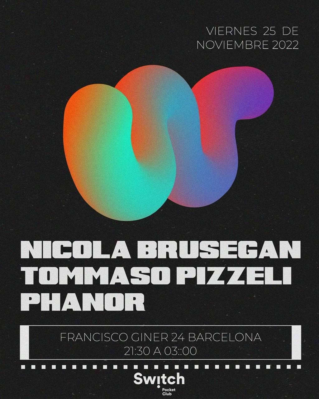 Nicola Brusegan, Tommaso Pizzeli, Phanor - フライヤー表