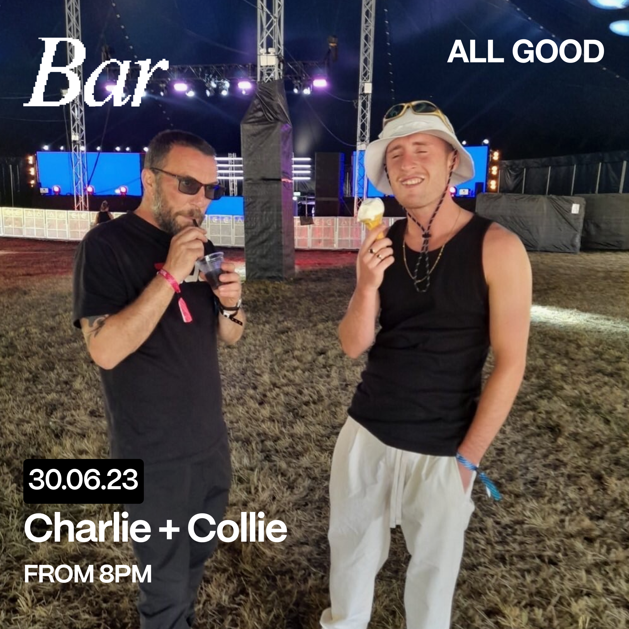 All Good: Charlie + Collie - フライヤー表