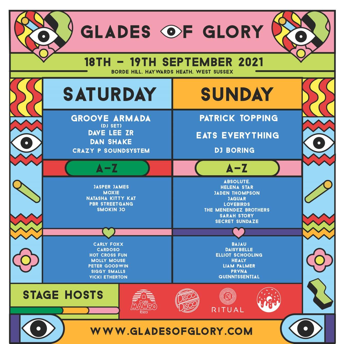 Glades of Glory Festival - Página frontal