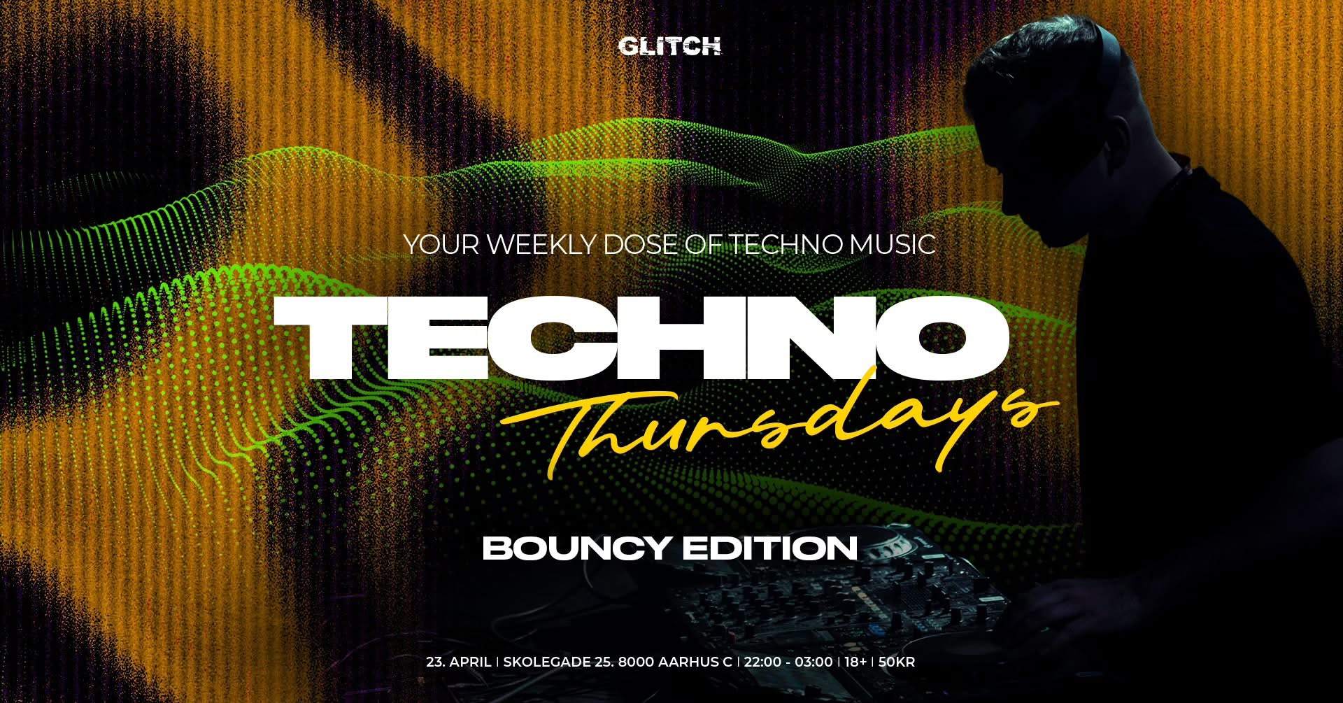 SADBAD※ice &techno TIMES TECHNO ZIP Techno Thursday at TBA - Glitch, Aarhus