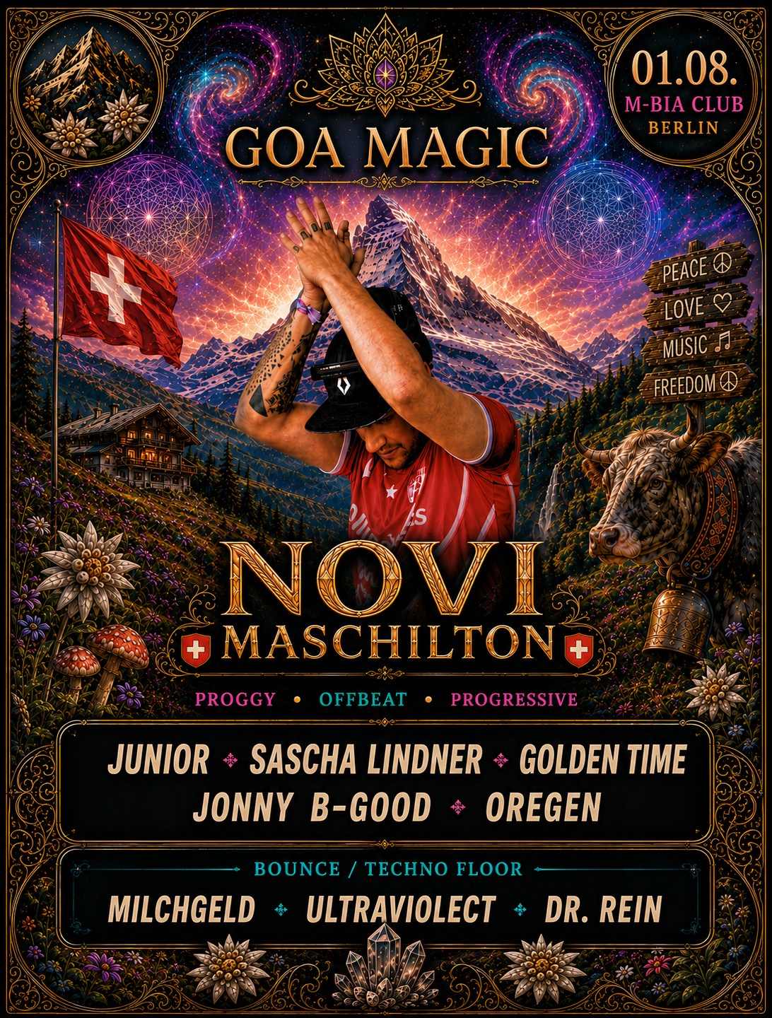 Goa Magic Indoor Festival [Proggy+Offbeat] at M-BIA, Berlin