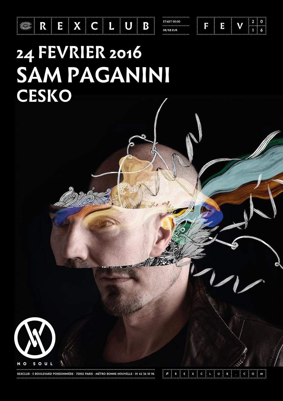 No Soul: Sam Paganini, Cesko - Página frontal