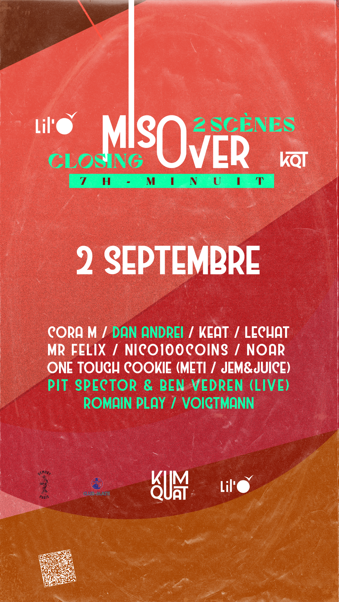 MISOVER #4 W/ Dan Andrei - Romain Play - Voigtmann & MORE - フライヤー表