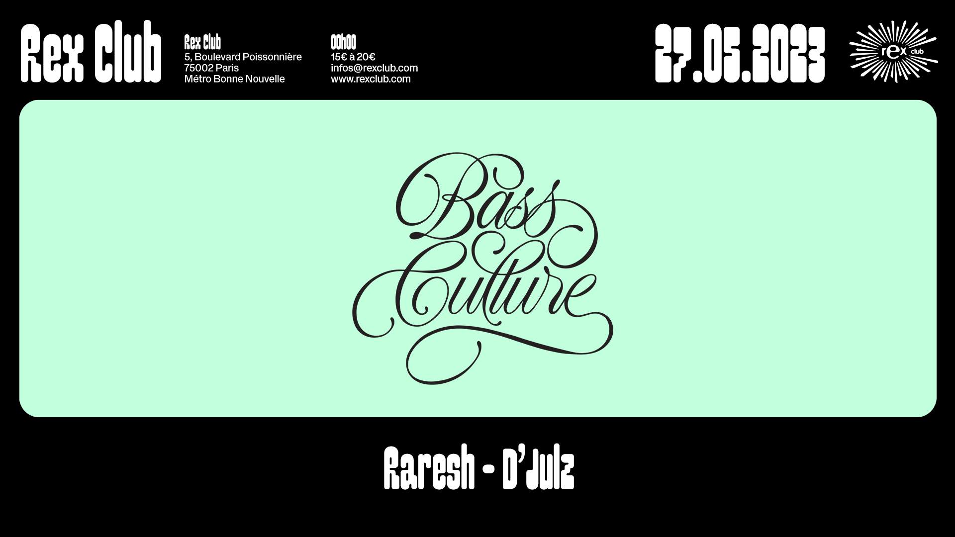Bass Culture: Raresh & D'Julz - Página frontal