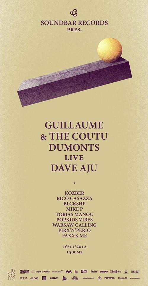 Soundbar Rec Pres. Guillaume & The Coutu Dumonts Live 'Twice Around The Sun' Album Release Tour - フライヤー表