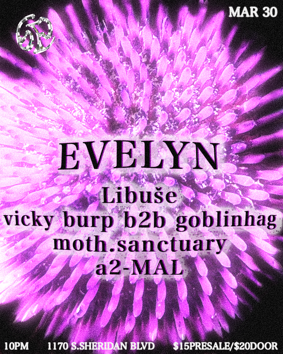Evelyn (NYC) with Libuše, Vicky Burp, goblinhag, moth.sanctuary, a2-MAL - Página frontal