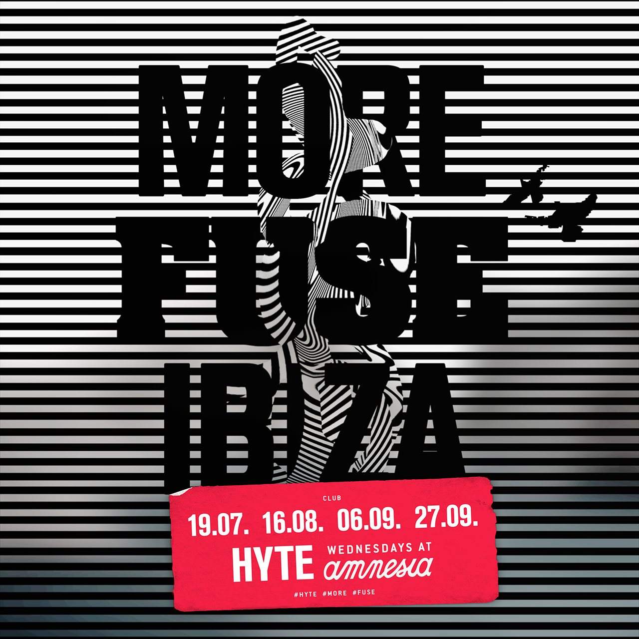 HYTE x Fuse Ibiza - フライヤー表
