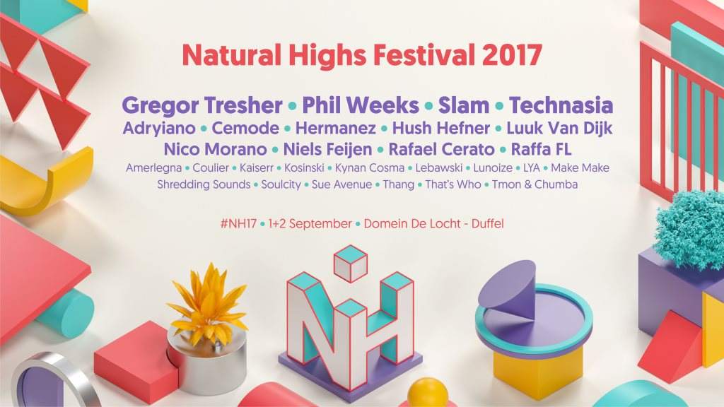 Natural Highs Festival 2017 - フライヤー表