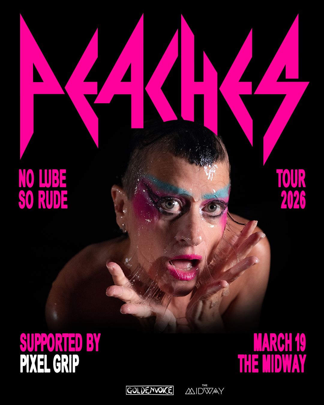 Peaches No Lube So Rude Tour at The Midway, San Francisco/Oakland