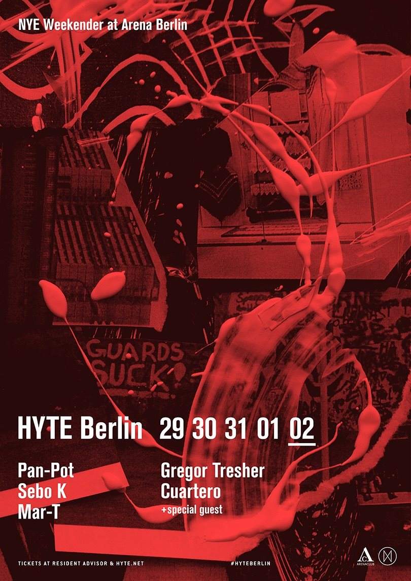 Hyte Berlin - Adam Beyer, Pan-Pot, Gregor Tresher, Sebo K & More - Página frontal