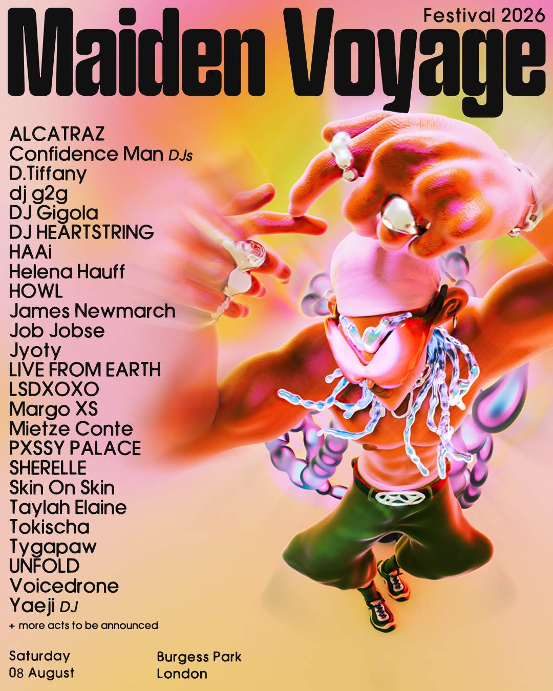 Maiden Voyage Festival 2026 at Burgess Park, London · Tickets