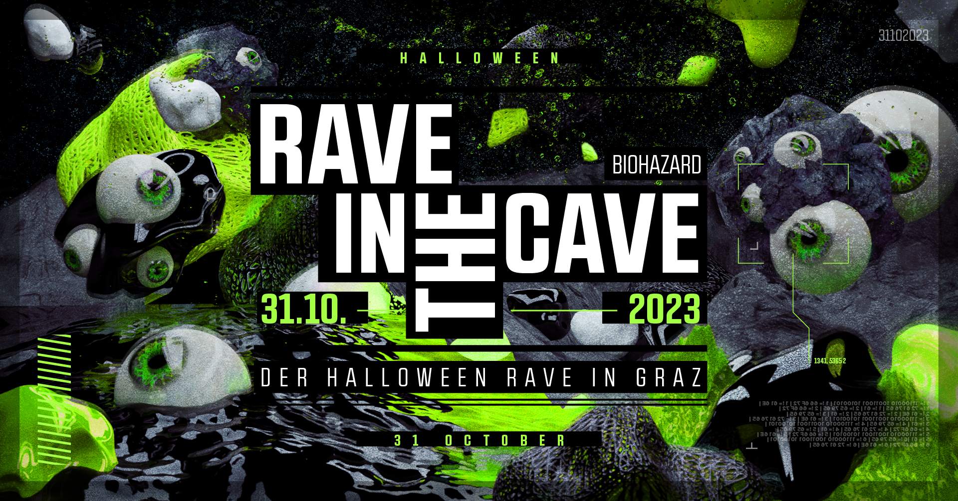 RAVE IN THE CAVE 2023 - Biohazard - Página frontal