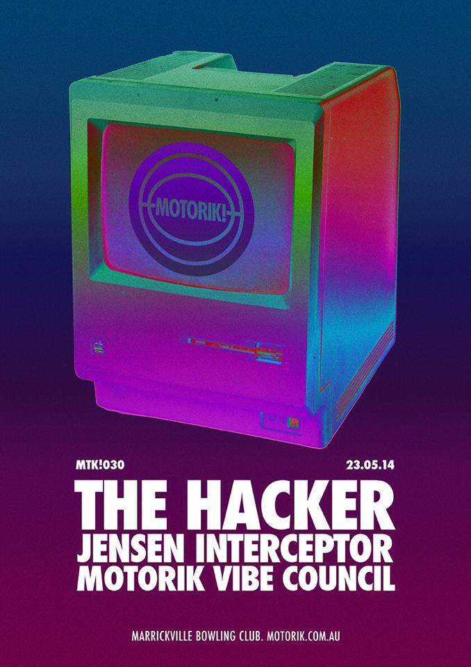 Motorik!: The Hacker - フライヤー表