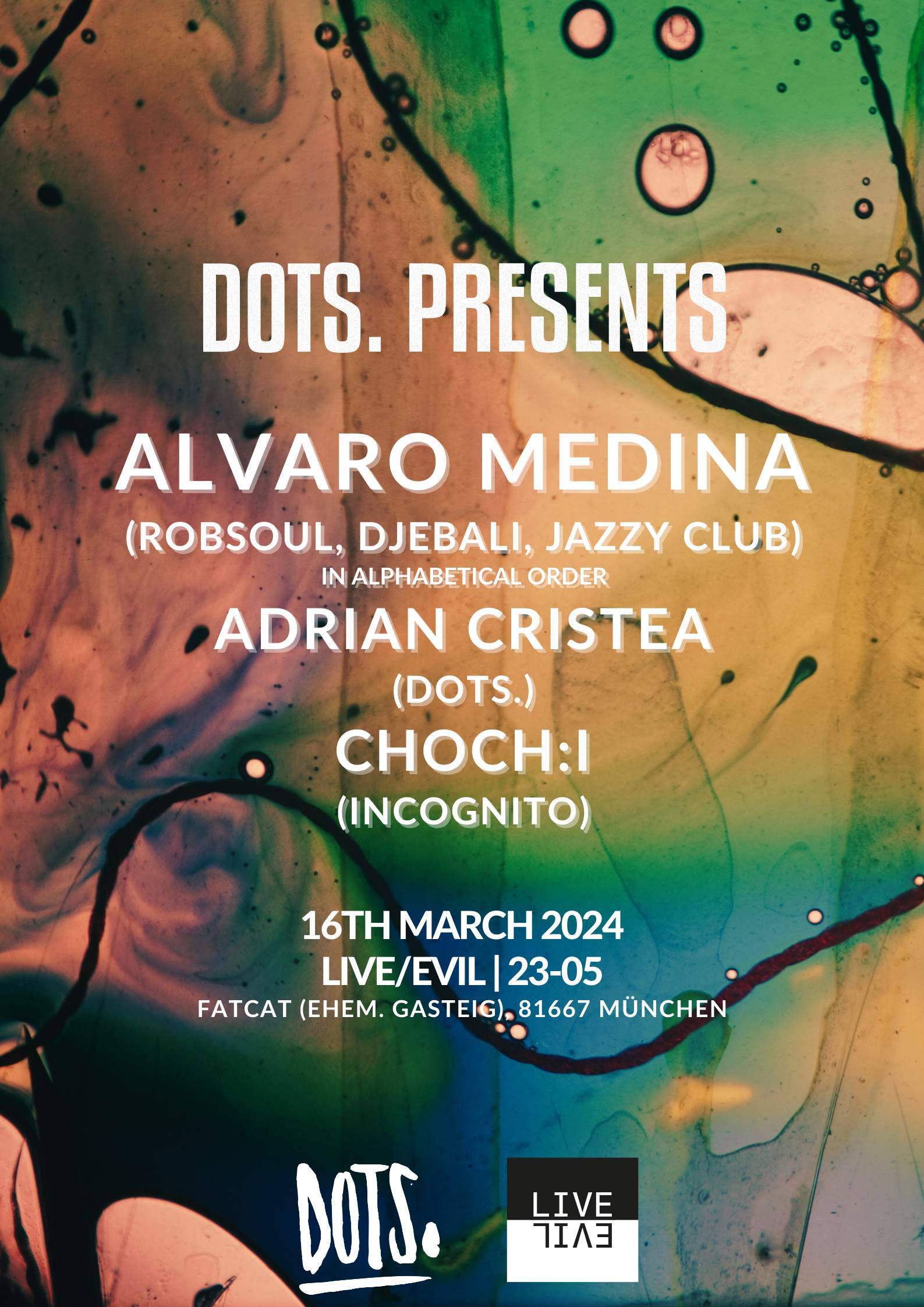 DOTS. presents Alvaro Medina - Página frontal