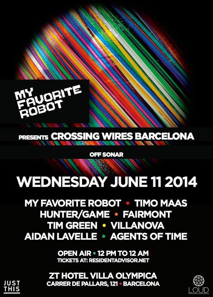 My Favorite Robot Crossing Wires Showcase Barcelona - Página frontal