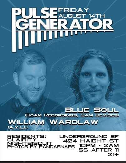 Pulse Generator Feat. Blue Soul & William Wardlaw - Página frontal