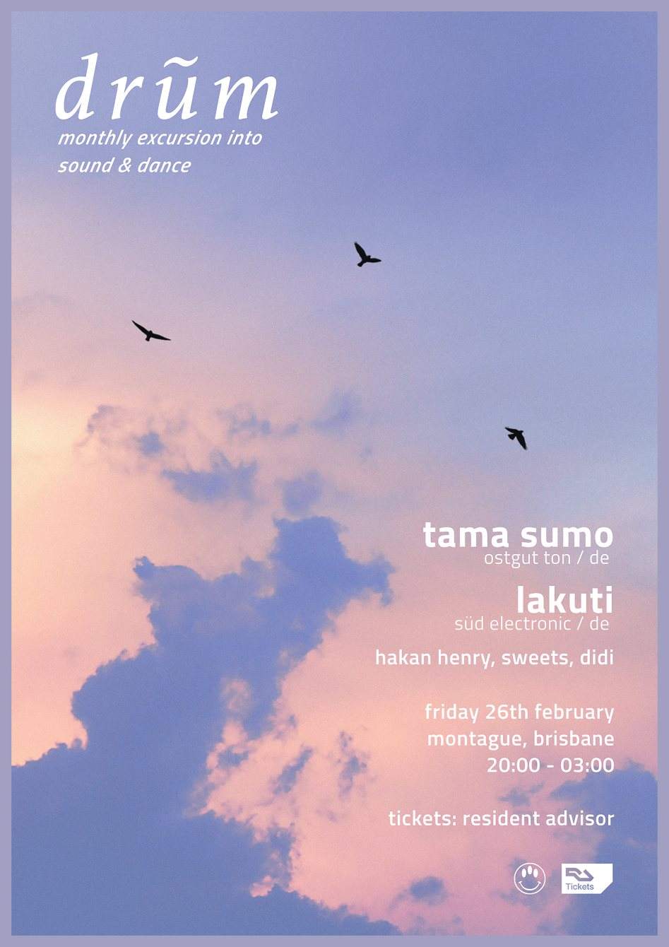 Drũm presents Tama Sumo & Lakuti - Página frontal