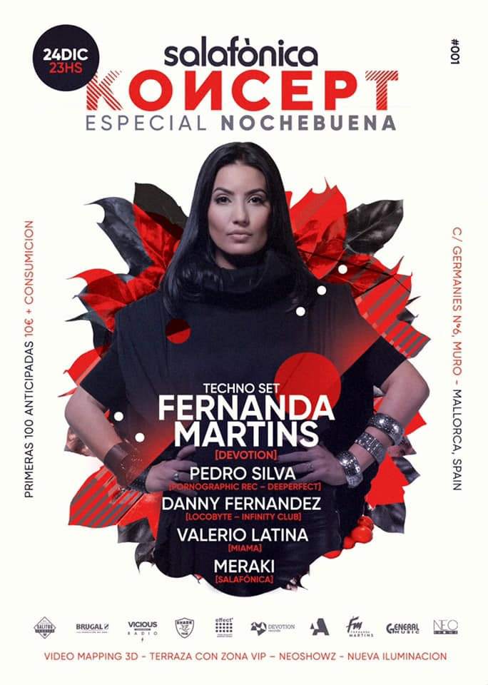 Especial Noche Buena Fernanda Martins - Koncept 001 - フライヤー表