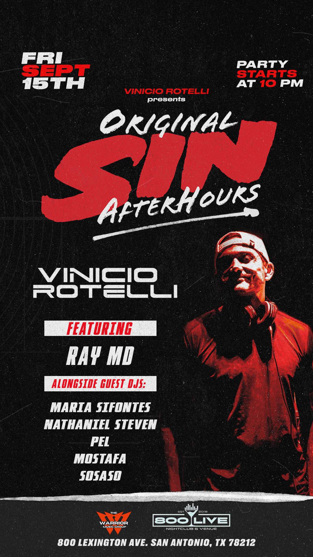 Original Sin After-Hours feat. Ray MD - フライヤー表