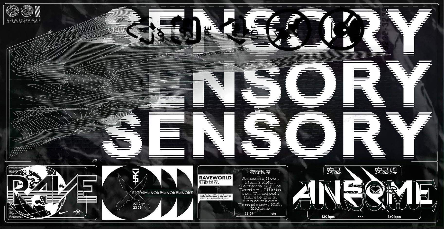 Sensory END Game 2019 with Ansome Live - Página frontal