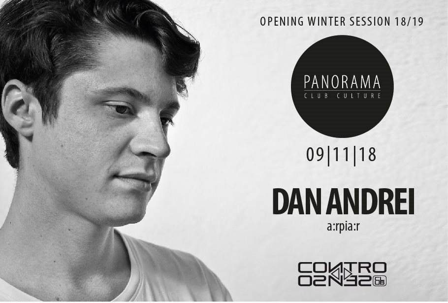 Dan Andrei at Panorama Club Culture - フライヤー表