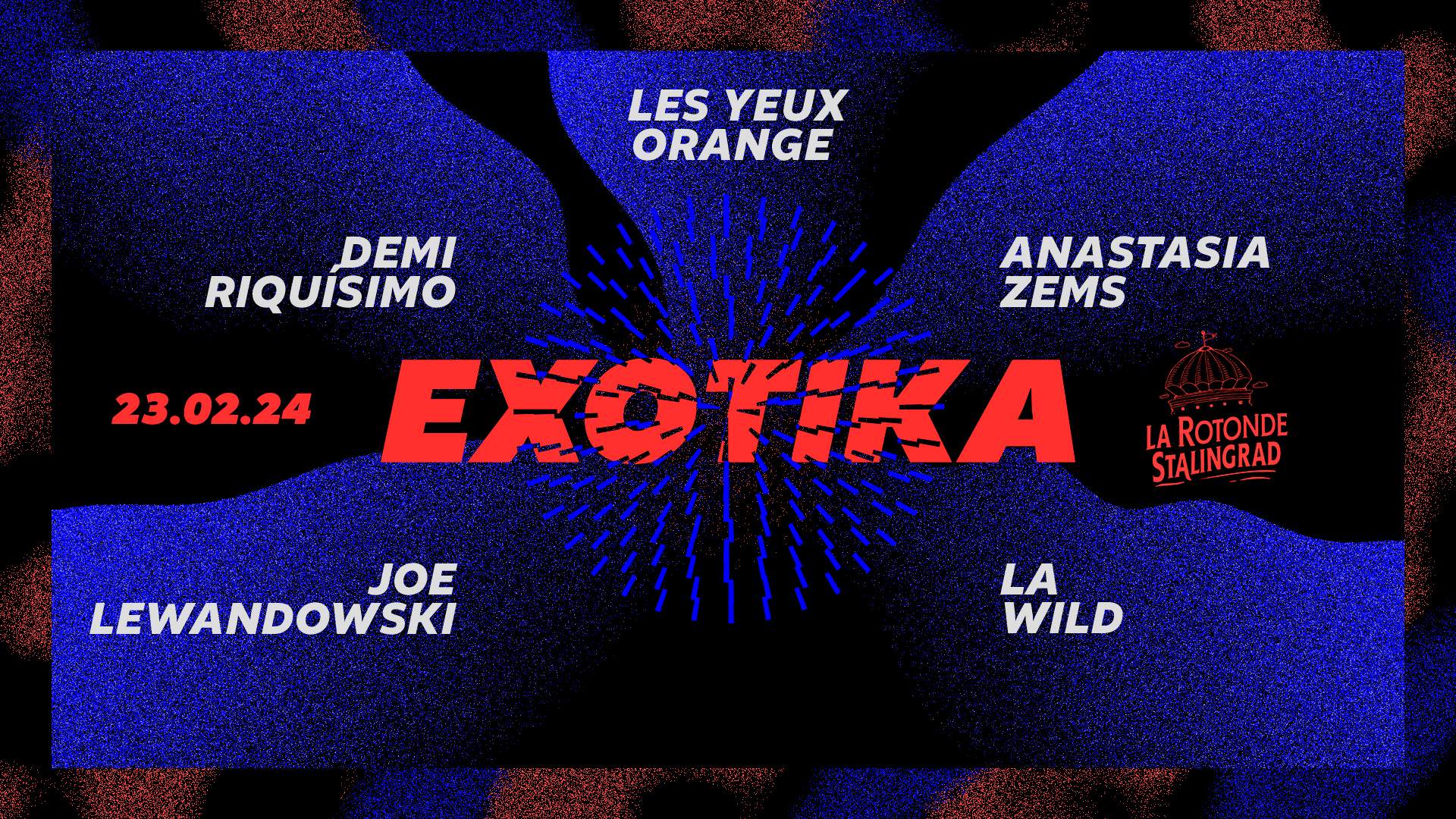 Les Yeux Orange x EXOTIKA / Club XXL! with Demi Riquísimo, Anastasia Zems, Joe Lewandowski - Página frontal
