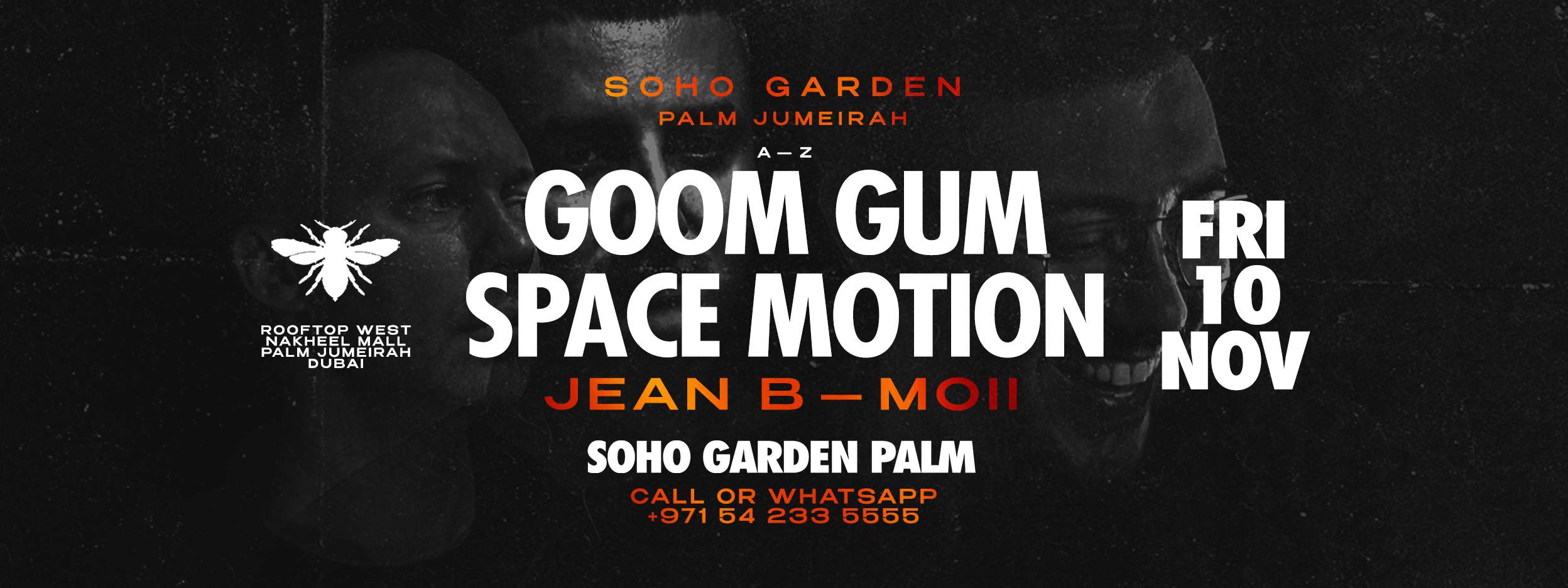 Goom Gum - Space Motion - フライヤー表
