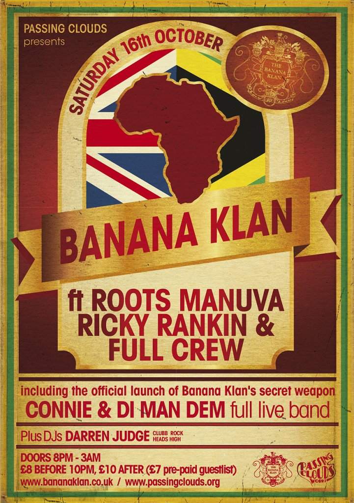 Roots Manuva presents The Banana Klan Sound System Show Case - Página frontal