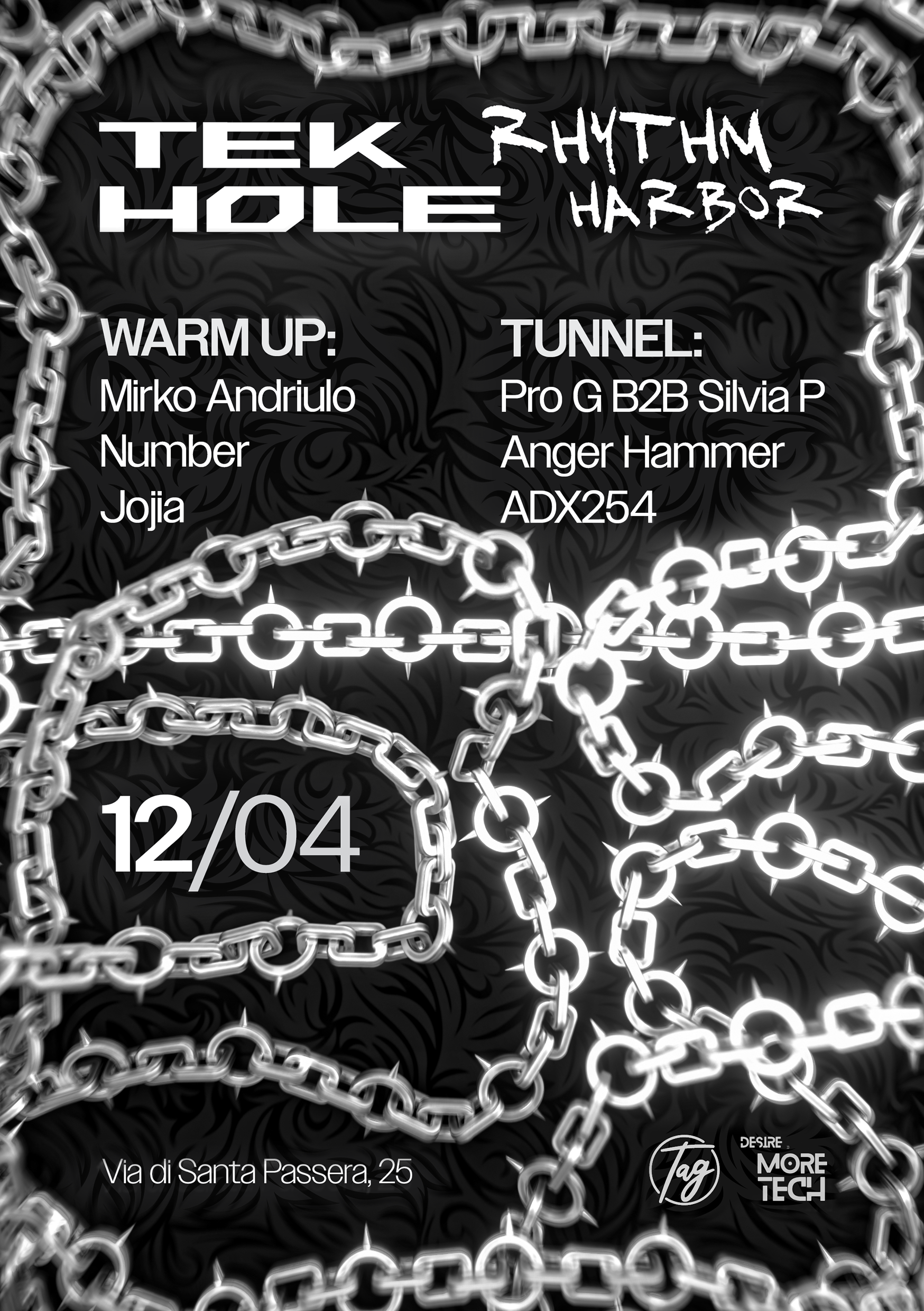 Tek-Hole X Rhythm Harbor - Página frontal