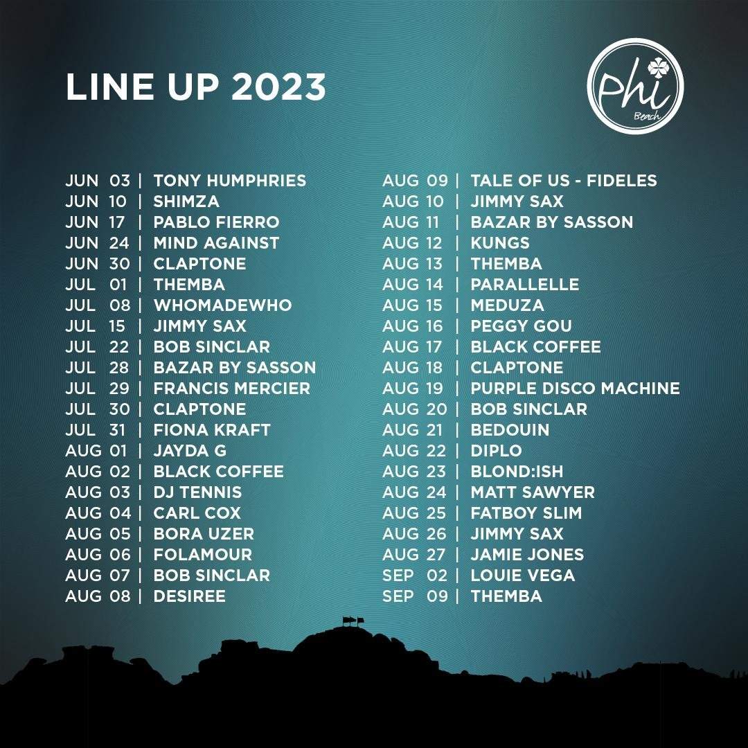 Carl Cox at Phi Beach, Central Carl Cox at Phi Beach, Central (2023) ⟋ RA