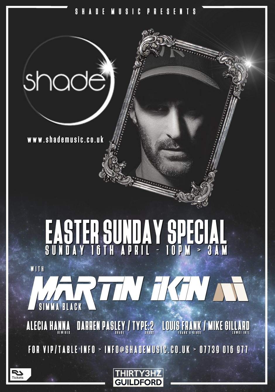 Shade presents: Easter Sunday with Martin Ikin - フライヤー裏