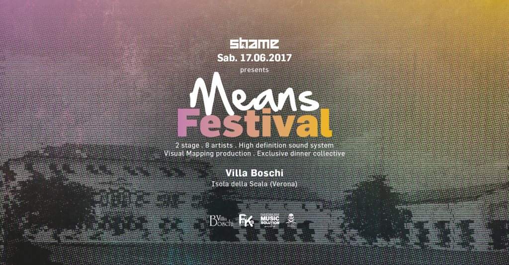 Means Festival by Shame Clubbing - Página frontal