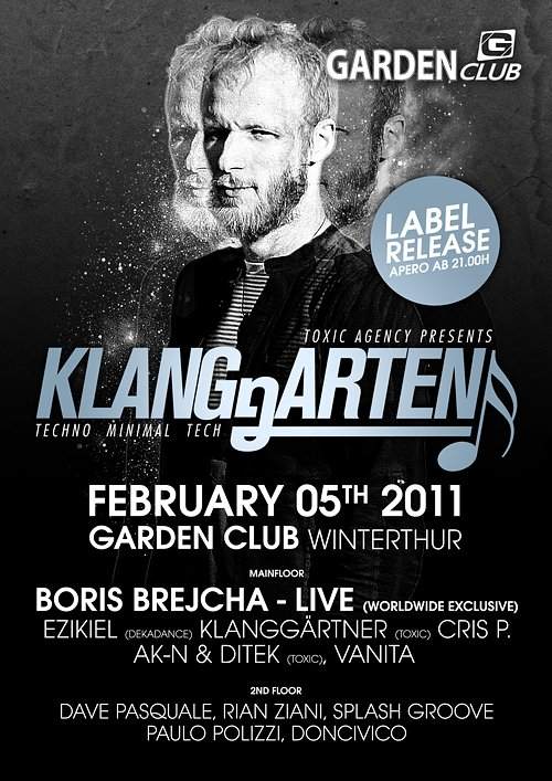 Klanggarten - Boris Brejcha Live - Página frontal