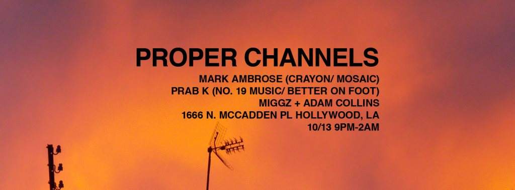 Proper Channels: Mark Ambrose - Página frontal