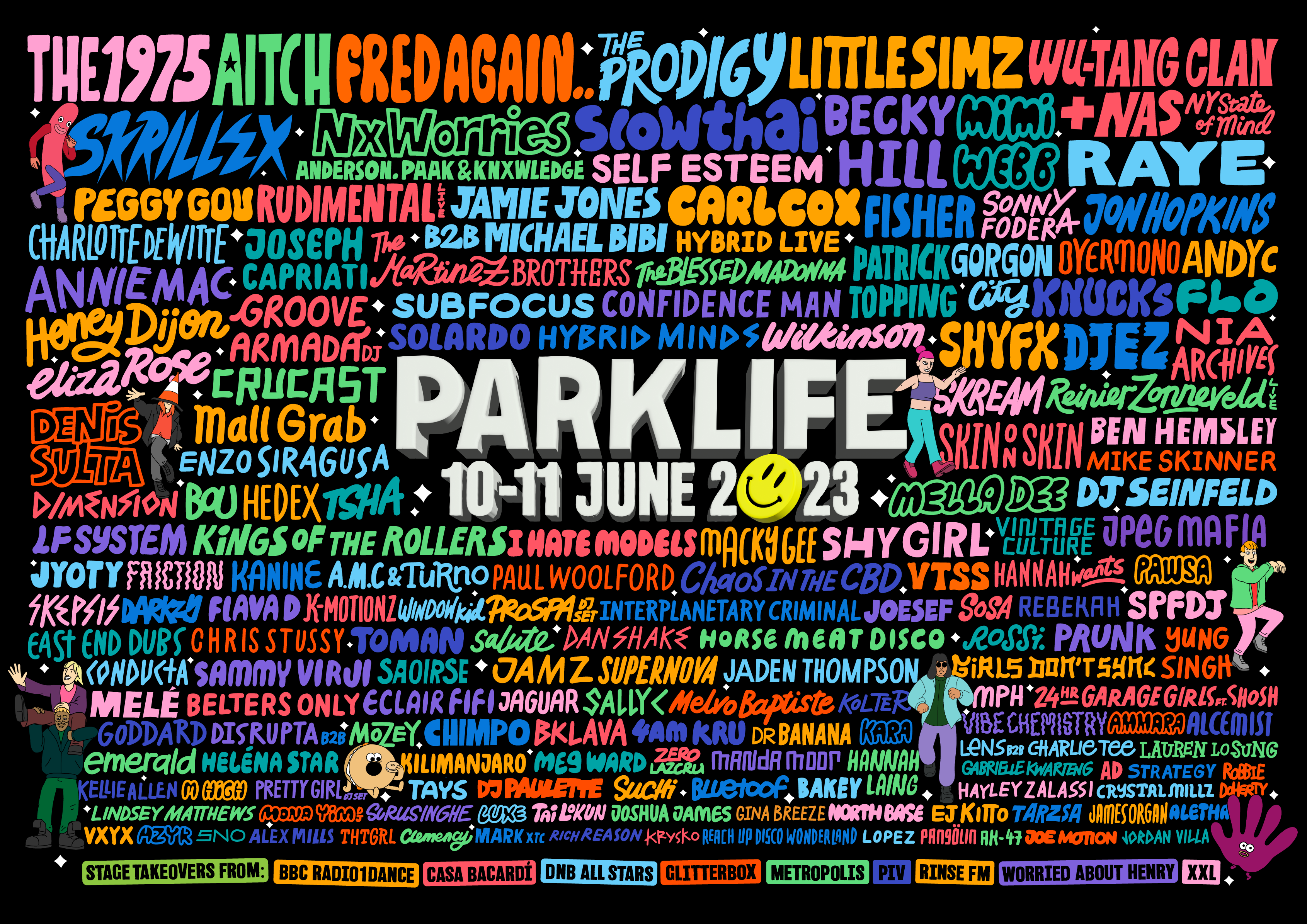 PARKLIFE FESTIVAL 2023 - フライヤー表