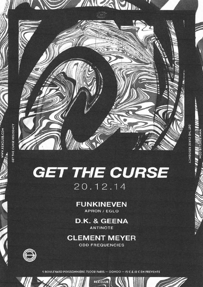 Get The Curse: Funkineven, Geena b2b D.K., Clement Meyer - フライヤー表