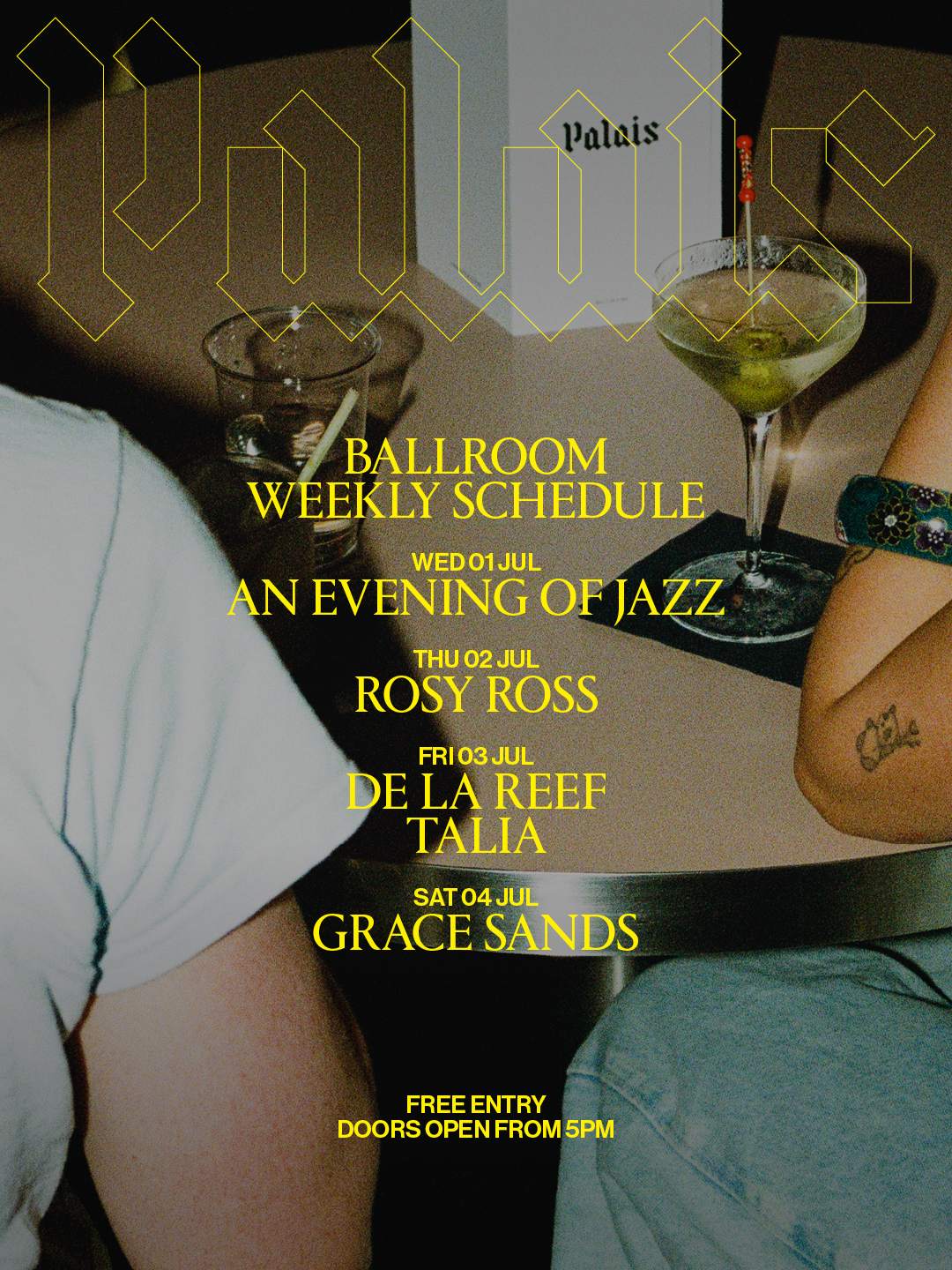 Ballroom at Palais: Grace Sands & ADORNO cover