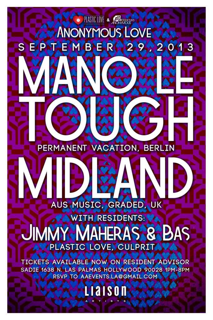Anonymous Love with Mano Le Tough & Midland - Página frontal