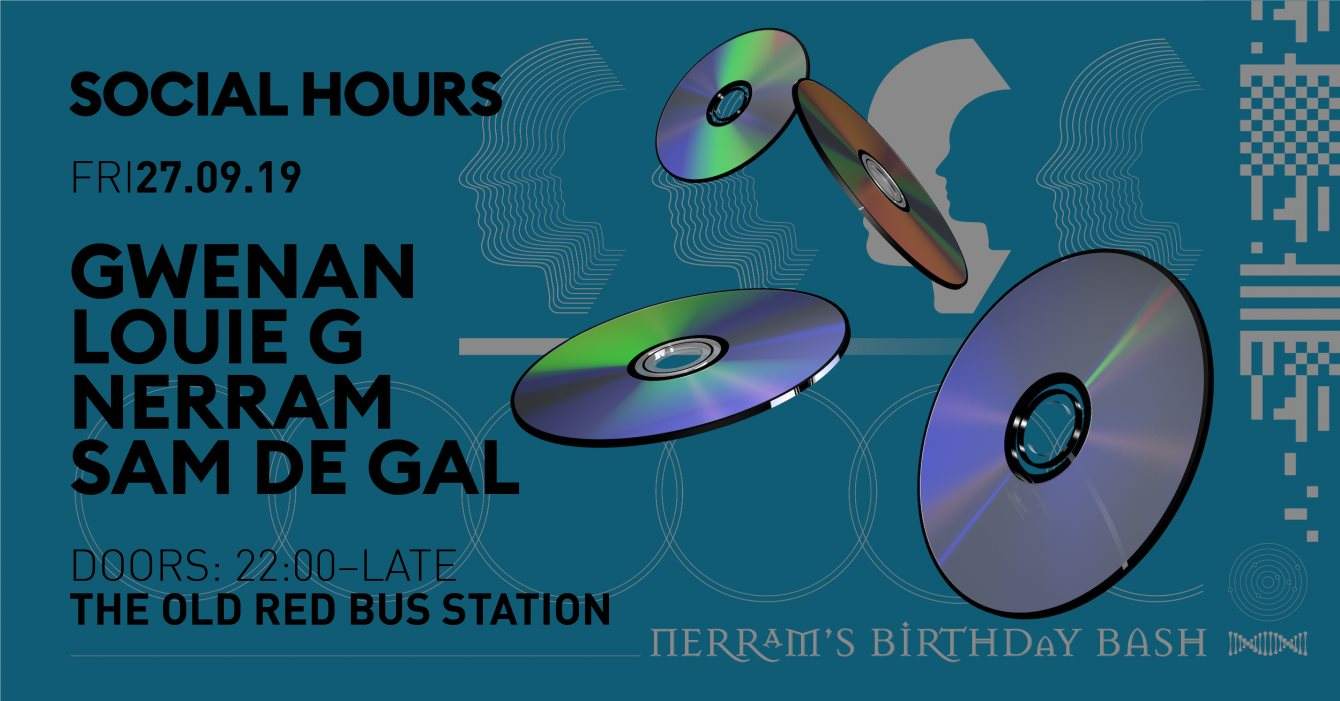 Social Hours - Nerram's Birthday Bash with Gwenan - Página frontal