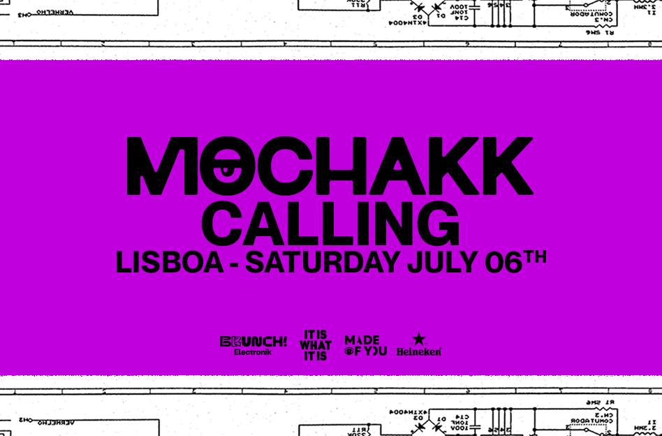Mochakk CALLING LISBOA - フライヤー表